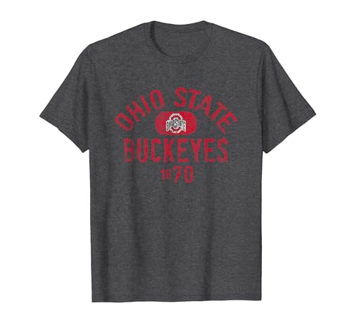 Ohio State Buckeyes Vintage 1870 Dark Heather T-Shirt