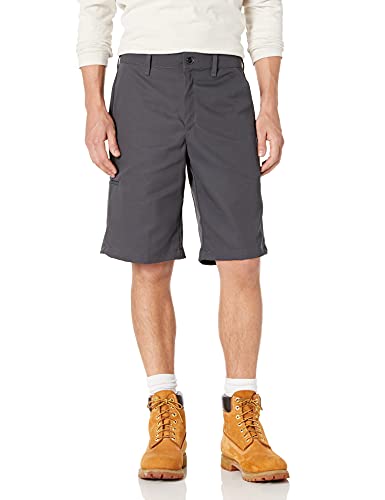 Red Kap mens Cell Phone Pocket work utility shorts, Charcoal, 44 US