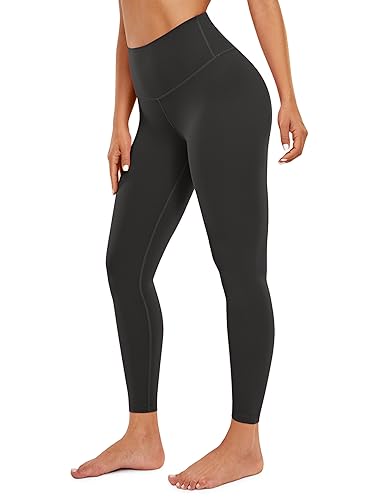 CRZ YOGA Butterluxe High Waisted Lounge Legging 25' - Workout Leggings for Women Buttery Soft Yoga Pants Black Large