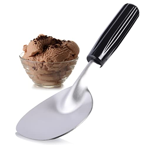 Ice Cream Spade - Stainless Steel Ice Cream Paddle for Hard or Creamy Ice Cream - Ice Cream Scoop with Comfortable Plastic Handle - Heavy Duty Strong, Durable Bend Proof Ice Cream Scooper