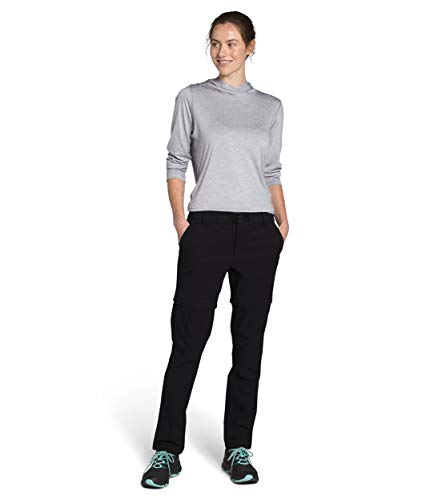 THE NORTH FACE Women's Paramount Convertible Mid Rise Pant, TNF Black, 10 Regular