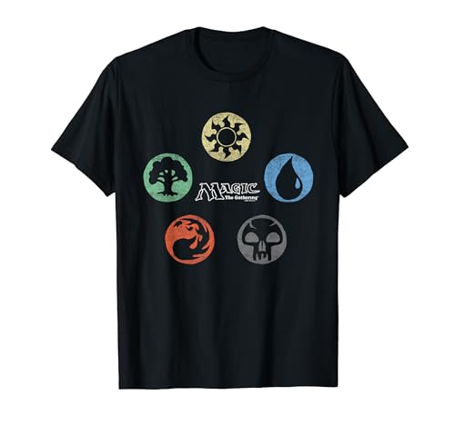 Magic: The Gathering Colored Mana Symbols T-Shirt