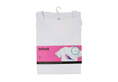 Cricut Womens T-shirt BLANK MEDIUM, White, Medium US