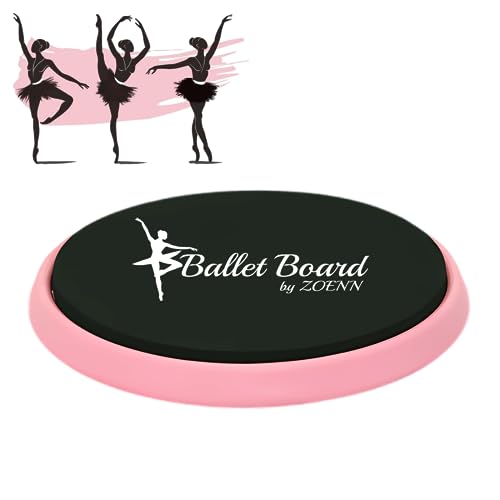 ZOENN Turning Boards Dancers Spinner - Figure Skating Spinner, Improving Turning Skills, Balance and Posture, Turn Board for Dancers, Skating, Gymnasts & Cheerleaders(Pink)