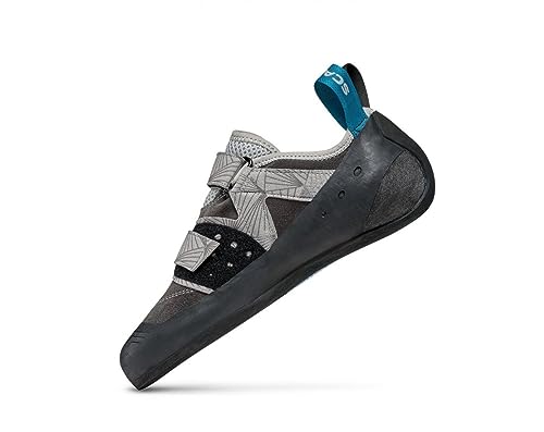 SCARPA Men's Origin Rock Climbing Shoes for Gym and Sport Climbing - Covey/Black - 10.5