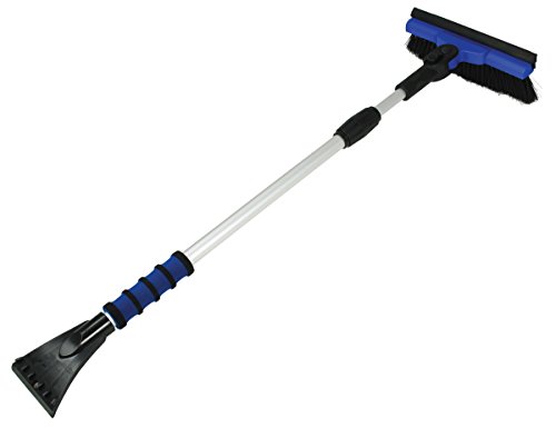 Mallory 583-EP Snow Brush with Pivot Head and Aluminum 34 to 52 in Extension Pole
