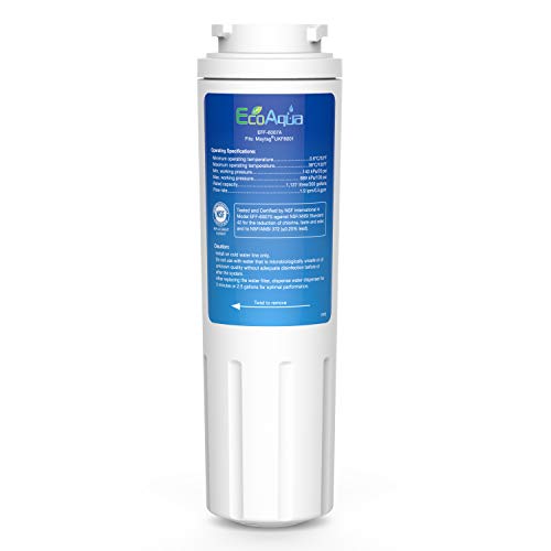 EcoAqua EFF-6007A Replacement Filter, Compatible with Maytag UKF8001, EDR4RXD1, Whirlpool 4396395, Puriclean II, Kenmore 46-9006, Everydrop Filter 4, Viking RWFFR Refrigerator Water Filter