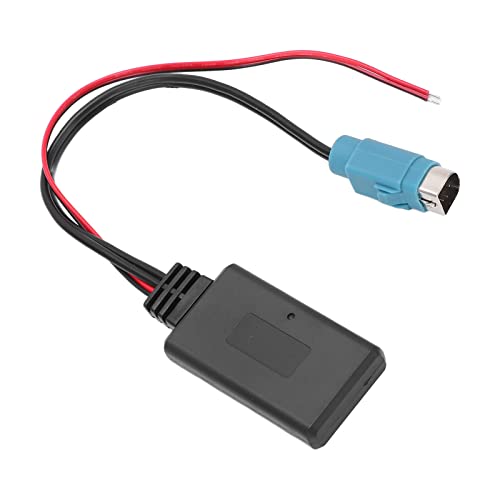Bluetooth 5.0 Aux Cable, Radio Bluetooth 5.0 Adapter, Compatible with Alpine DVA 9861 Ri iDA X001 iDA X100 iDA X200, Car Bluetooth AUX IN Cable