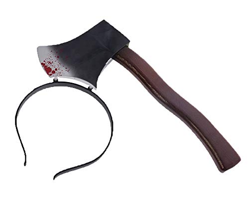 NOVELTY GIANT WWW.NOVELTYGIANT.COM Bloody Axe Headband Costume Accessory Multicolored