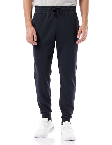 Under Armour Men's Rival Fleece Jogger Pants, (001) Black / / White, X-Large