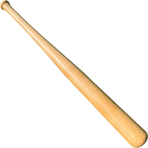 Genuine Solid Beech Wood Baseball Bat - 27 Inch 23 Oz - Tball Bat, Self Defense, Weight Training, and Pickup Games - Classic and Timeless Design - KOTIONOK (1)