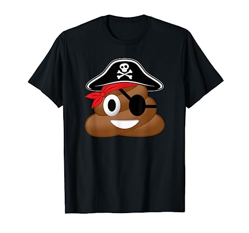 Pirate Poop Funny Halloween T-Shirt