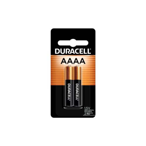 Duracell AAAA 1.5V Ultra Photo Alkaline-Batteries, 2 Count Pack, AAAA 1.5 Volt Alkaline-Battery, Long-Lasting for-Cameras, Glucose and Blood Monitors, and More