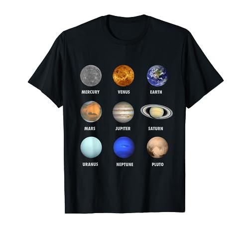 Planets of The Solar System T-Shirt