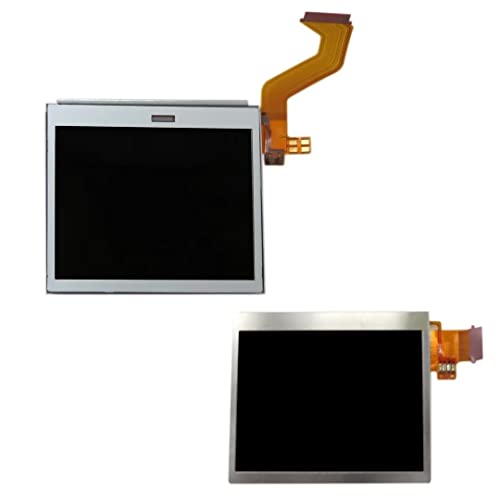 2023 New Replacement LCD Screen Display Compatible for Nintendo DS Lite DSL NDSL, Top Bottom Lower Screen Display