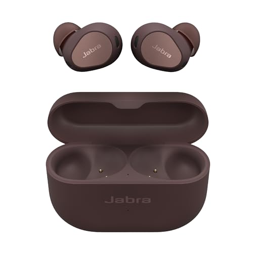 Jabra Elite 10 True Wireless Bluetooth Earbuds – Advanced Active Noise Cancelling with Dolby Atmos Surround Sound, All-Day Comfort, Multipoint, Crystal-Clear Calls – Cocoa
