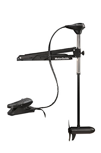 MotorGuide 940200060 X3 Freshwater Bow Mount Trolling Motor — Cable Steer, Foot-Control — 45-Inch Shaft, 45-Pound Peak Thrust