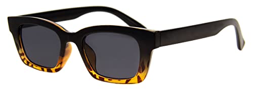 A.J. Morgan Eyewear Unisex Adult Slick - Sunglasses, Black/Tort, 48 US
