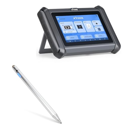 BoxWave Stylus Pen Compatible with XTool D7S (7 in) - AccuPoint Active Stylus, Electronic Stylus with Ultra Fine Tip - Metallic Silver
