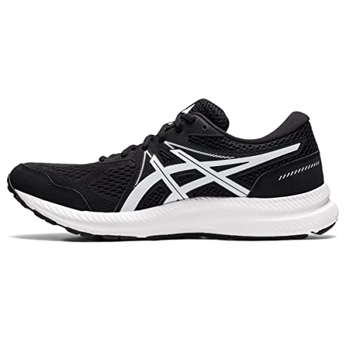 ASICS Men's Gel-Contend 7 Black/White Running Shoe 12 XW US