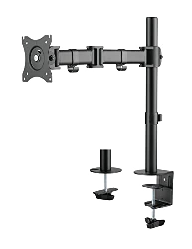 DELTACO ARM-0303 - Tilting Monitor Bracket, Rotary, Suitable for 13 to 27 inch Screen - Black