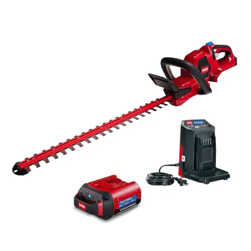 Toro Flex Force 60-Volt Max 24-Inch Cordless Hedge Trimmer with 2.5-Ah Battery and Charger