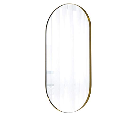 Bathroom Mirror Full Length Wall Mirrors for Bedrooms Standing Floor Mirror Frame Wall Mounted Mirror Dressing Mirror for Dressing Room (Size : 9060cm) (100 * 50cm)