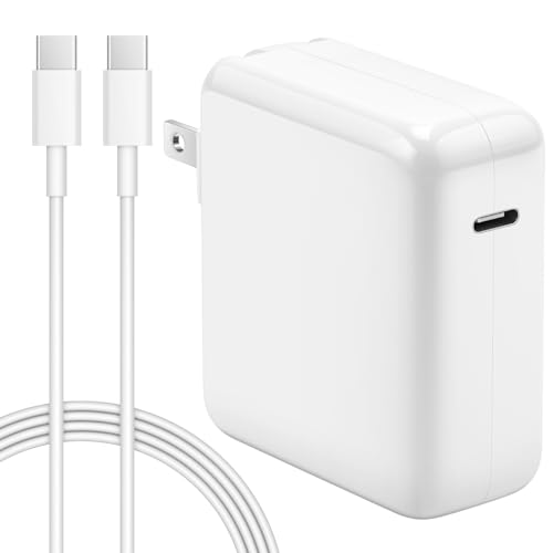 Mac Book Pro Charger 61W/87W/96W/118W USB C Power Adapter Mac Book Charger 7.2Ft Cable Compatible with Mac Book Pro,Mac Book Air 16 15 14 13 inch, iPad Pro and All USB C Device
