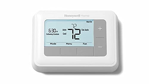 Honeywell Home RTH7560E 7-Day Flexible Programmable Thermostat-Extra-Large Backlit Display, White