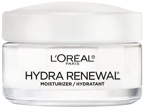 L'Oreal Paris Skincare Hydra-Renewal Face Moisturizer with Pro-Vitamin B5 for Dry Sensitive Skin, All-Day Hydration, 1.7 Oz