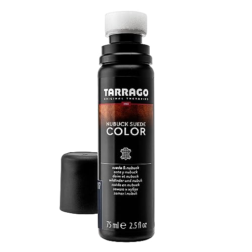 Tarrago Nubuck & Suede Color Restorer - Restores Faded Suede for Sneakers, Shoes, Boots, Jackets, Purses, & More- Suede Color Renew with Applicator- 2.5oz - Navy Blue #17