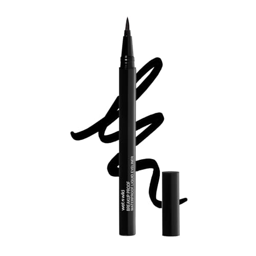 wet n wild Mega Last Breakup Proof Liquid Eyeliner - Quick Drying, Smudge-Resistant, 16-Hour Wear - Cruelty-Free & Vegan - Black