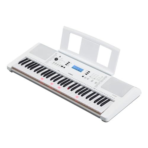 Yamaha EZ300 61-Key Portable Keyboard with Lighted Keys and PA130 Power Adapter