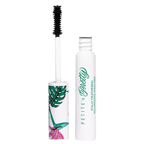 Petite 'n Pretty Fully Feathered Volumizing Mascara - Non-Toxic Makeup for Kids, Tweens and Teens - Adds Instant Thickness and Definition