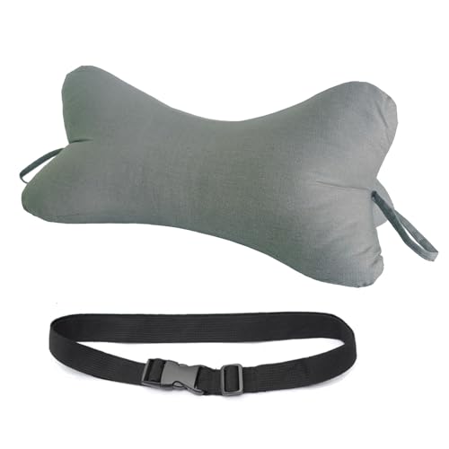 Neck & Cervical Pillows Dog Bone Shaped Travel Neck Pillows With Washable Removable Cover Have Loops On Either End For Car Bus Truck Driving Comfort Head Rest Support Neck Chiropractic Pillow (Color
