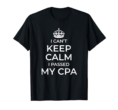 New CPA Exam Certified Public Accountant Graduate T Shirt