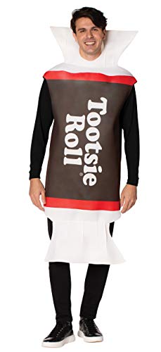 Rasta Imposta Tootsie Roll Halloween Costume, Adult One Size Brown