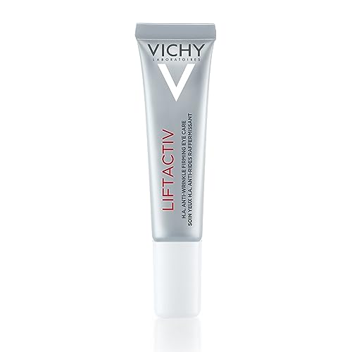 Vichy LiftActiv Supreme Anti Wrinkle Eye Cream, Firming Eye Cream with Caffeine for Dark Circles & Puffiness, Ophthalmologist Tested, 0.51 Fl Oz (Pack of 1)
