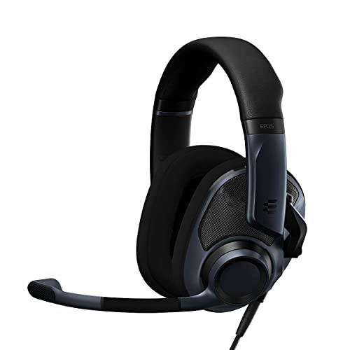 EPOS H6Pro - Open Acoustic Gaming Headset with Mic - Lightweight Headband - Comfortable & Durable Design - Xbox Headset - PS4 Headset - PS5 Headset - PC/Windows Headset - Gaming Accessories (Black)