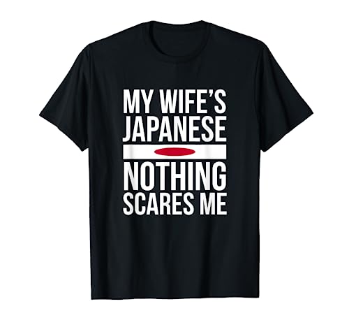 Mens Japanese Wife Japan Husband Anniversary Wedding Gift T-Shirt