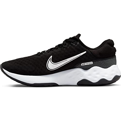 Nike Women's Renew Ride 3 Running Shoes, Black/White-Dk Smoke Grey, 7 M US