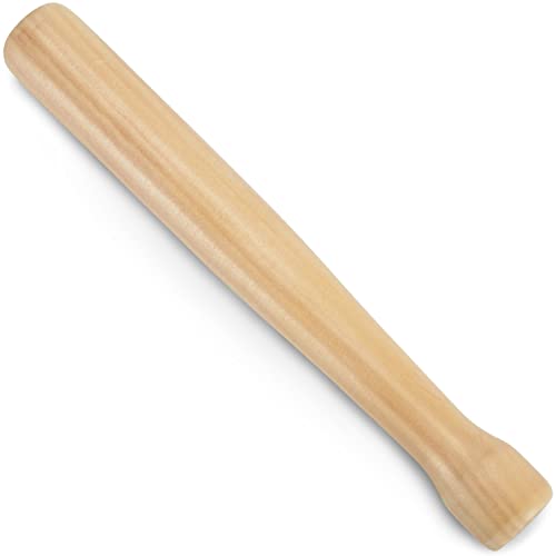 8” Wooden Cocktail Muddler - Wood Bar Supplies & Accessories for Herb & Fruit Mixing, Drinks, Restaurants, Home Kitchens, Shaker Sets & Cocktail Kits