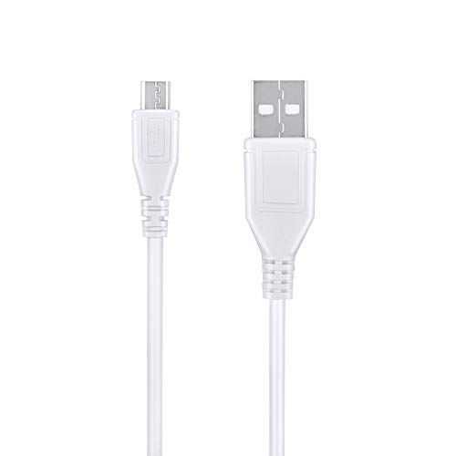 Dysead 5ft White Micro USB Charging Cable PC Laptop DC Charger Power Cord Compatible with Acer Iconia A1-840FHD A3-A10 A3-A11 A3-A20 A3-A20FHD A3-A20-K1AY A3-A20-K19H A3-A20FHD-K8KX A3-A20-K3NB