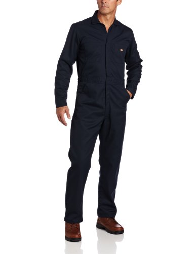 Dickies Men's Big-Tall Long Sleeve Blended Basic Coverall, Dark Navy, 4X-Large US