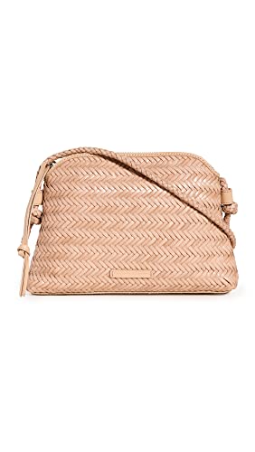 Loeffler Randall Women's Mallory Woven Crossbody Bag, Desert Sand, Pink, One Size