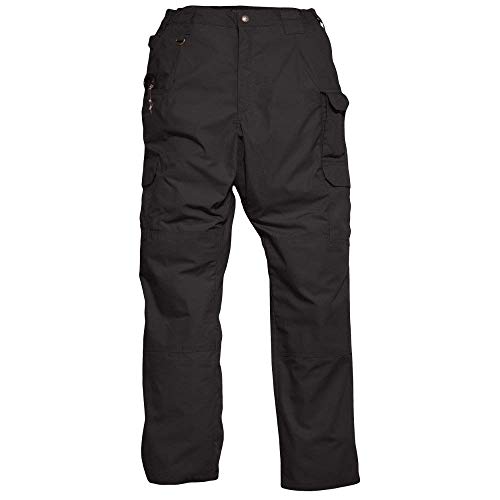 5.11 Women's Taclite Pro Tactical 7 Pocket Cargo Pant, Teflon Treated, Rip and Water Resistant, Black, 10L, Style 64360