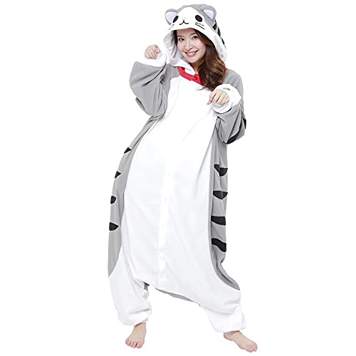 SAZAC Tabby Cat Kigurumi - Onesie Jumpsuit Halloween Costume