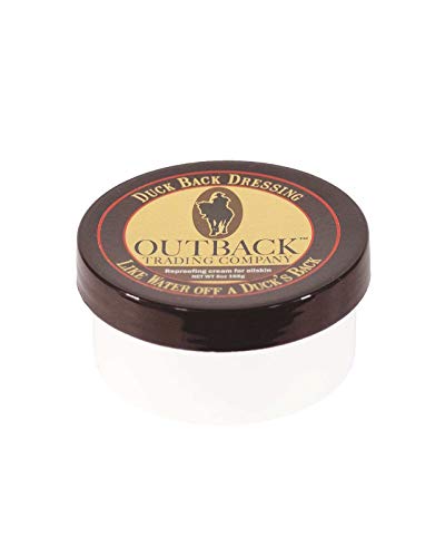 OUTBACK TRADING Duck Back Protective Conditioning Waterproof Wax Dressing - Reproofing Cream for Oilskin Jackets, Coats & Hats, 6 Oz
