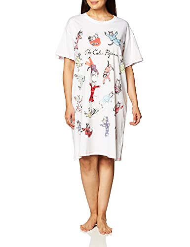 Little Blue House by Hatley womens Crew Neck Sleepshirt nightgowns, The Cats Pajamas, One Size US