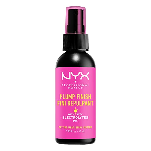 NYX PROFESSIONAL MAKEUP Makeup Setting Spray, Plumping Setting Spray, Long-Lasting Make Up Wear with Electrolytes